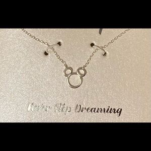 Disney Sterling Silver Mickey Mouse Necklace